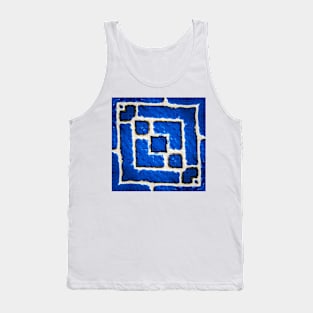 PUZZLİNG BLUE BRİCK WALL Tank Top